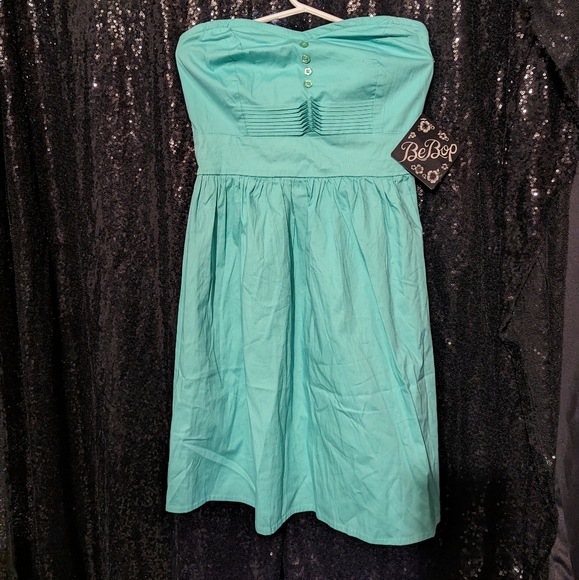 B Darlin Juniors' Lace-Up A-Line Dress - Macy's